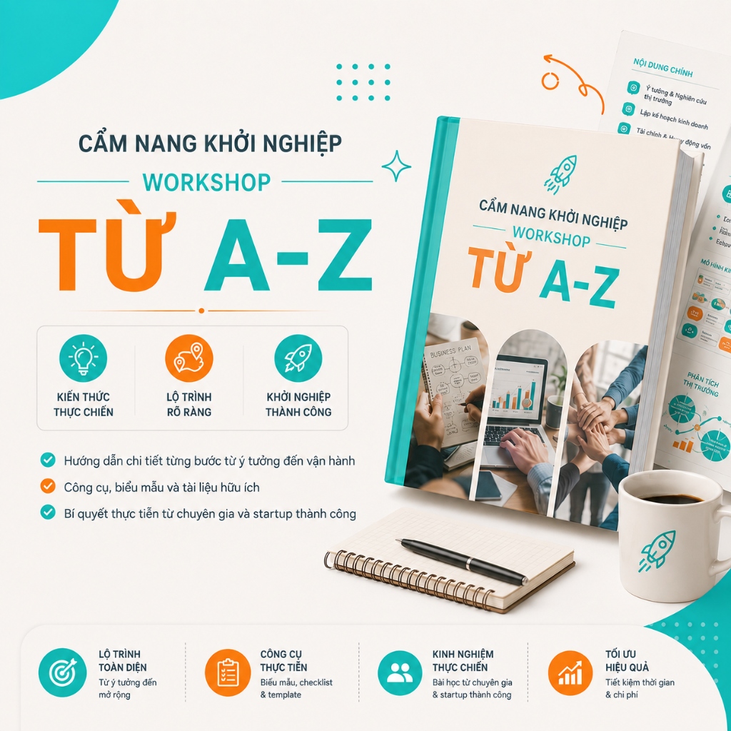 Cẩm Nang Khởi Nghiệp Workshop Từ A-Z