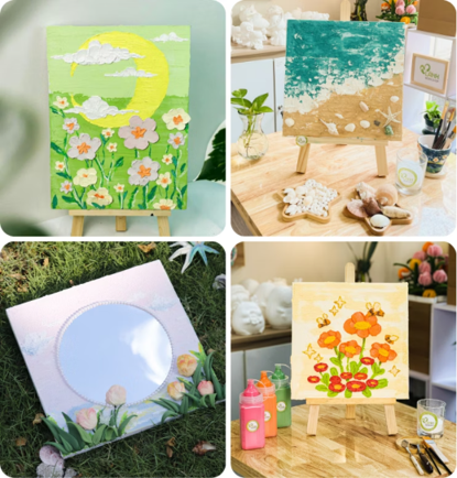 Ảnh thực hành Vẽ Tranh Đắp Nổi