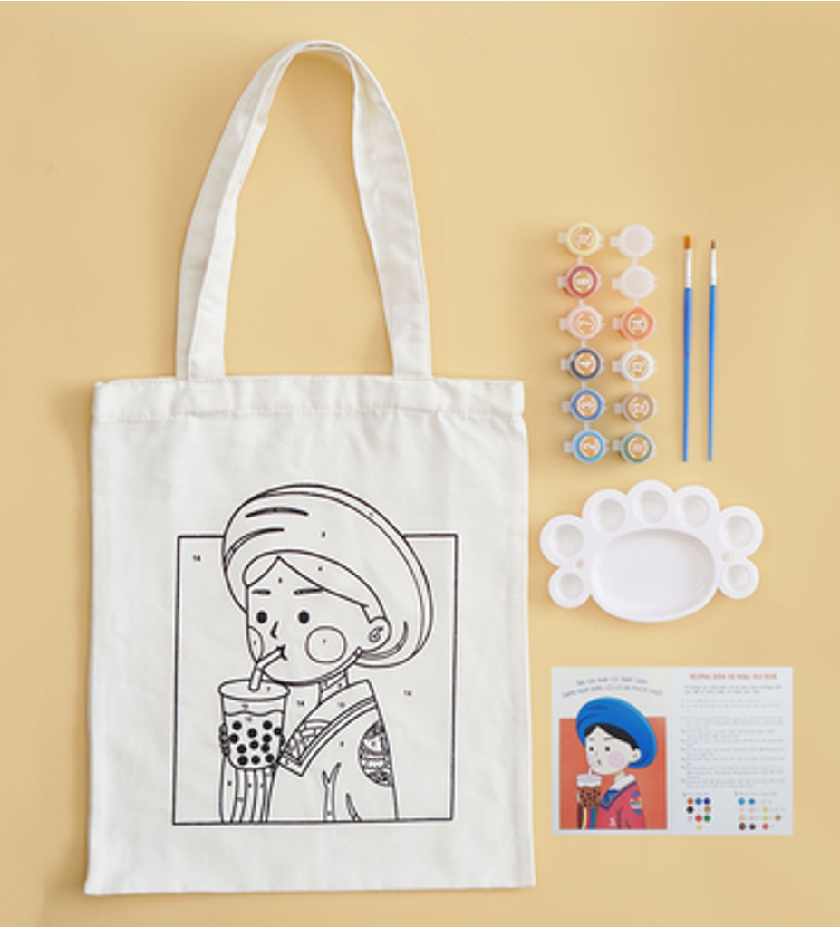 Bộ nguyên liệu vẽ túi tote
