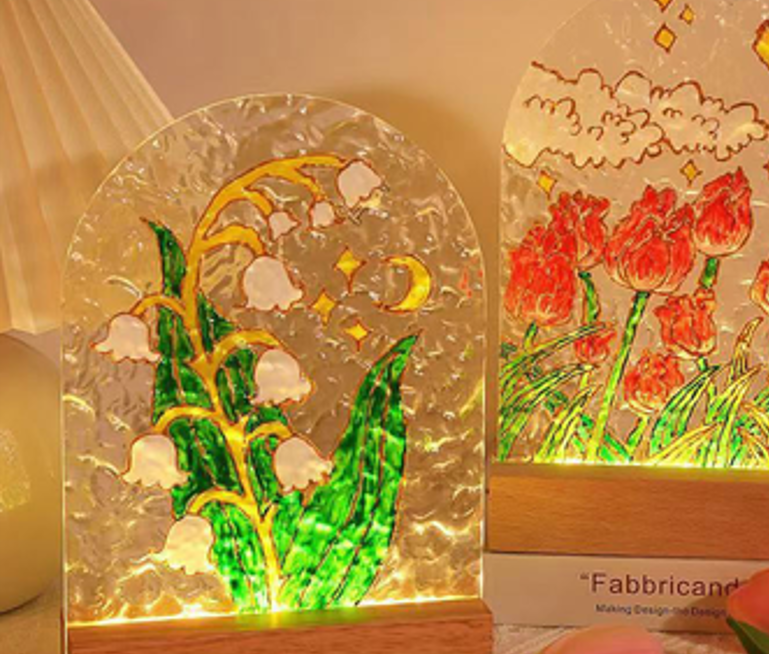Đèn ngủ mica thành phẩm